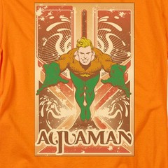 Dc Aquaman Aquaman Licensed Adult Unisex T-Shirt Regular Fit Tee SM-3X