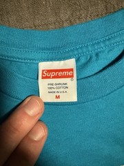 Supreme SS18 Chair Tee Cyan Size Medium
