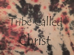 Tie-Dye Tribe Called Christ Christian Cross Graphic T-Shirt Pink L Crew