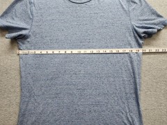 American Eagle Outfitters Men T Shirt M Blue Heather Classic Fit Short Sleeve