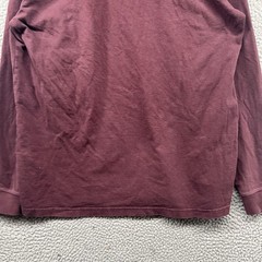 Carhartt Shirt Mens Large Tall LT Red Pocket T Relaxed Loose Long Sleeve Crew