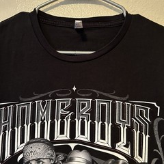 Homeboys Lets Cruise Lowrider Bomb Shirt Large Cholo Chola Paisley BG48