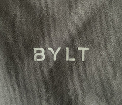 BYLT Premium Basics Drop-Cut Lux T-Shirt Mens L Dark Gray Stretch Performance