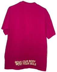 Nike Sportswear SNW World Tour T Shirt Adult Large Pink Tokyo NYC Paris Glow