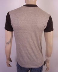 vintage 70s 80s Great Smoky Mtns T-Shirt Rayon Tri Blend 2 Tone Gatlinburg SZ M