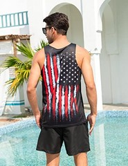 American Patriotic 3D Tank Top Mens Womens Unisex