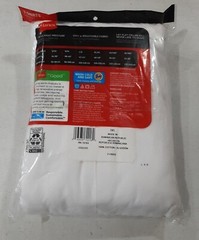 Hanes Big Men’s 3 Pack Crew T-Shirts White Size 3XL NEW Tagless