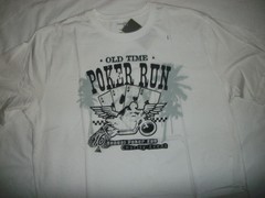 NWT Poker Run Charity Event Motorcycle T Shirt L XL