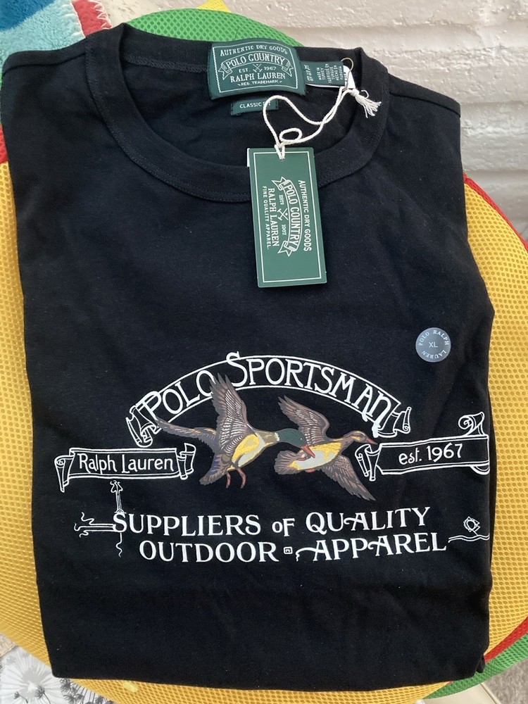 Ralph Lauren Polo Country Sportsman 1992 Ducks T-Shirt XL NWT