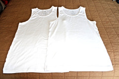 Mack Weldon 18-Hour Rib Tank Undershirt Lot 2 White Cotton Modal Men’s Medium M