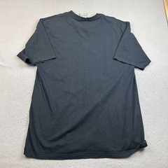 Avirex Shirt Adult 1XB Black Cotton Crew Neck Lightweight Short Sleeves Tee