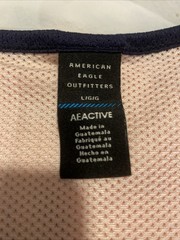 American Eagle Tank Top Sz L Sunset Swimwear Crush Ocean Y2K