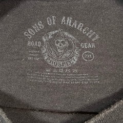 Sons of Anarchy SOA Ireland Grim Reaper Skull T Shirt Men 2XL Black Samcro Biker