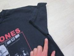 Vintage Ramones T Shirt (L) Punk Band CBGB Rock Club New York City Photo Y2K
