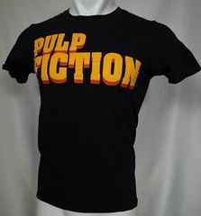 Pulp Fiction 90’s Retro Logo Movie Promo T-Shirt Men’s SMALL