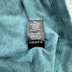 Public Rec Go-To Tee Shirt Mens Small Heather Teal Blue Active Pima Cotton Blend