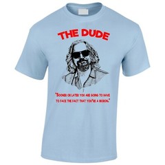 The Big Lebowski Inspired T Shirt Classic Movie DTG Print Moron Quote