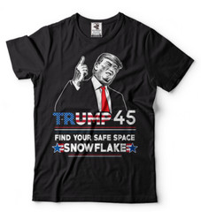 Donald Trump Find Your Safe Space Snowflake 2024 President Election Funny shirts