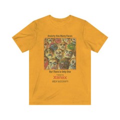 Anxiety Has Many Faces 1981 Vintage Men’s T-Shirt