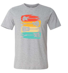 Rocker Guitar Print Tee – Choose Your Size & Color!