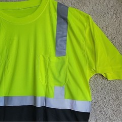 High Visibility Safety Shirt 3XL Hi-Vis Reflective Workwear Towing Class 2 ANSI