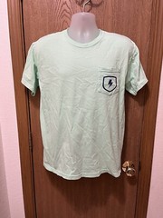 Comfort Colors T-Shirt Medium Pocket Double Sided Teal “Defender Outdoors”