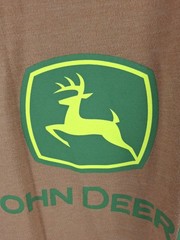 John Deere Men’s T-Shirt Logo Deer Graphic Pre-Shrunk Cotton LARGE
