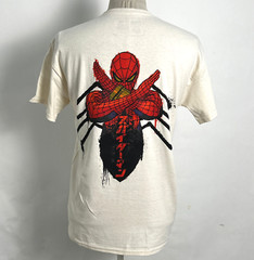 CVLA x Marvel Men’s T-Shirt Spider-Man Cream Size M NEW