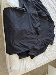 BYLT Bundle – 2 Long Sleeve Shirts + 1 Short Sleeve Shirt (Men’s XXL, Black)