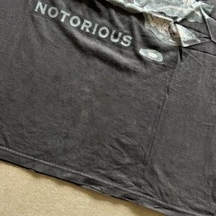 Vintage Notorious BIG Shirt Size 3XL Faded Black 2005 Rap Hip Hop Brooklyn Mint