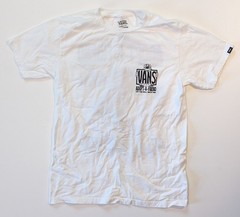 Vans “Adopt-a-Friend” Unique Animal Shelter T-shirt Adult Small 100% Cotton NWOT
