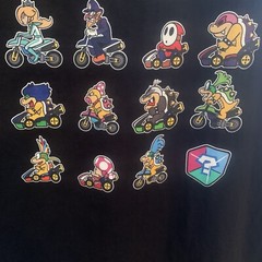 Mario Kart T Shirt Men’s Size Large Delta Official Nintendo Licensed Product