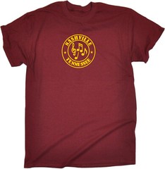 Nashville T-Shirt – Tennessee, USA Souvenir, Music Notes, Various Colours