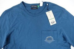 DOCKERS BLUE SMALL SLIM CALIFORNIA COLLECTIVE POCKET TEE TSHIRT MENS NWT NEW
