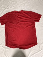 Hudson Outerwear Shirt Mens 4XL Red Gold Studded Money Symbol Graphic Tee