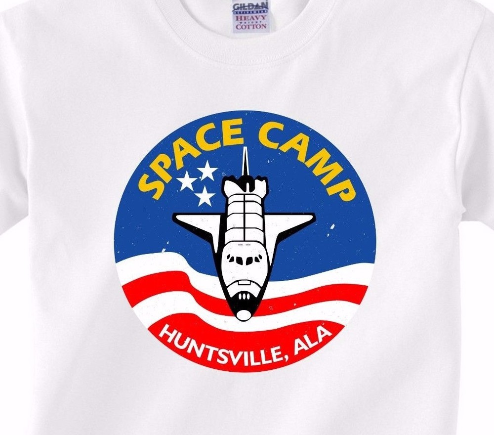 SPACE CAMP Huntsville T-Shirt – many colors – rocket shuttle nasa 80s destressed