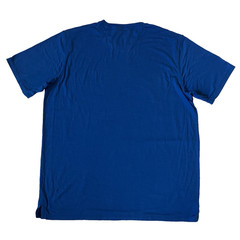 PATAGONIA Men Size Large Blue Short Sleeve Crew Front Graphic Pull On T-Shirt