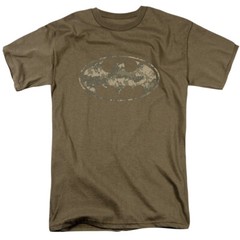 BATMAN ARMY CAMO SHIELD Licensed Adult Men’s Graphic Tee Shirt SM-3XL