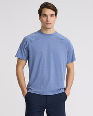 NEW – EXPRESS Men’s Sueded Soft Jersey Crew Neck T-Shirt Eclipse Blue Sz M $44