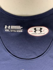 Under Armour Sleeveless Shirt Tank top Blue & White New In Package 2XL XXL