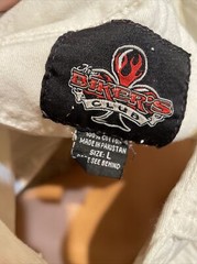 2010 Street Vibrations Reno Nevada Bikers Club Vest Size Large Cards & Flames