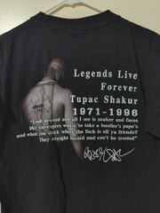 Vtg Single Stitch The Roxx Tupac 2pac Memorial Legends Live Forever T Shirt S15