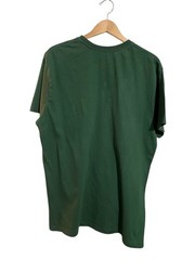 Akoo T-Shirt Graphic Fox Short Sleeve Men’s 2XL Dk Green Lt Green Blue Crew Neck