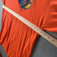 Vintage Sea Trek Royal Caribbean Tshirt Puffy Words Neon Orange One Size Fit All