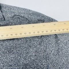 Murano Liquid Luxury Mens Slim Fit Gray V-neck Johnny Collar Shirt XL Business