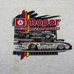 Vintage 90s Mopar Performance Drag Racing Motorsports Graphic T-Shirt USA – XL