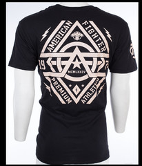AMERICAN FIGHTER Black WESTEND Athletic Graphic T-shirt NWT