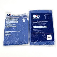 Vtg 90’s BVD Pocket T-Shirts Men’s Large Royal Blue Pre Shrunk Cotton Lot Of 2