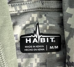 Habit Hooded Shirt Men’s Medium Green Hooded Performance Wicking Stretch Bamboo