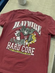 Haywire Band Alabama short sleeve cardinal red color shirt VK10290